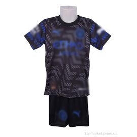 Фотография Спортивный костюм детский Лето 563 black (6 шт. р.сетка 116-176) "Presto" недорого оптом от прямого поставщика