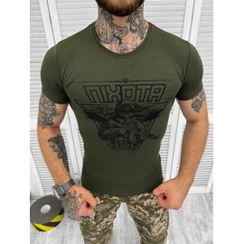 Футболка чоловіча 252 khaki Coolmax р.M-3XL "Madoka" недорого оптом від прямого постачальника