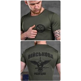 Футболка чоловіча 260 khaki Coolmax р.M-3XL "Madoka" недорого оптом від прямого постачальника