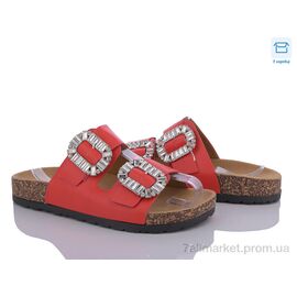 Шльопанці жіночі полегшені Літо G72 red (6 пар р.36-41) "Zoom" недорого оптом від прямого постачальника