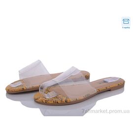 Шльопанці жіночі полегшені Літо WL1 yellow (6 пар р.36-41) "Zoom" недорого оптом від прямого постачальника