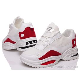 Кросівки чоловічі модні Весна/осінь Prime P-NA 550 white-red(40-44) (5 пар р.40-44) "Prime-Opt" недорого оптом від прямого постачальника