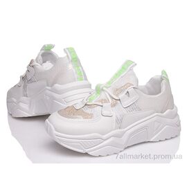 Кросівки жіночі модні Весна/осінь Prime P-N5518 WHITE (6 пар р.35-40) "Prime-Opt" недорого оптом від прямого постачальника