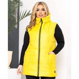 Жилетка жіноча 022 yellow р.48-58 "Bulavka" недорого оптом від прямого постачальника