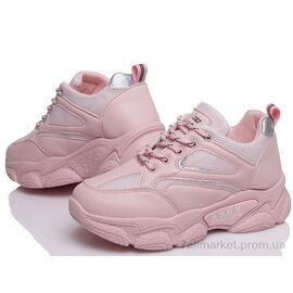 Фотография Кроссовки женские модные Весна/осень Prime P-N818 pink(36-39) (6 пар р.36-39) "Prime-Opt" недорого оптом от прямого поставщика