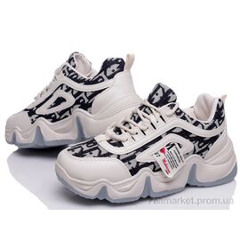 Фотография Кроссовки женские модные Весна/осень Prime P-N8220 white-gray (5 пар р.36-40) "Prime-Opt" недорого оптом от прямого поставщика