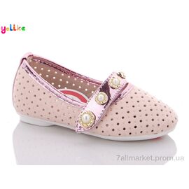 Фотография Балетки детские на девочку Лето 109-6 (8 пар р.20-25) "Yalike" недорого оптом от прямого поставщика