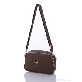 Фотография Сумка женская 2151-7 brown 14*21*6 см, "David Polo" недорого оптом от прямого поставщика