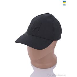Фотография Кепка для мужчин Весна/осень Бейсболка тризуб 001-2 чорний (5 шт. р.сетка One size) "VIOLA" недорого оптом от прямого поставщика