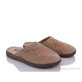 Тапки жіночі для будинку Весна/осінь GZ004-3 brown (6 пар р.36-40) "Soylu" недорого оптом від прямого постачальника