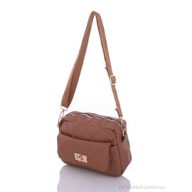 Фотография Сумка женская 2153-8 brown 16*22*7 см, "David Polo" недорого оптом от прямого поставщика