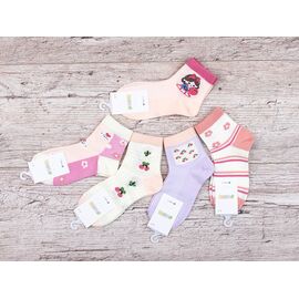 Шкарпетки дитячі на дівчинку D693-5 mix р.7-9 "Jelzin" недорого оптом від прямого постачальника