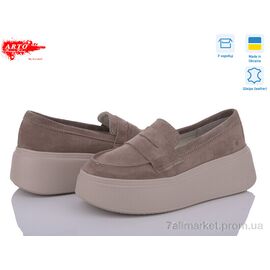 Туфлі жіночі стильні Весна/осінь 620 кофе з. (6 пар р.36-40) "ARTO" недорого оптом від прямого постачальника