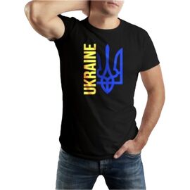 Фотография Футболка мужская 1831 black р.48-56 "Алия" недорого оптом от прямого поставщика