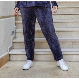 Штани спортивні жіночі 1867 navy/blackБаталы р.52-62 "Алия" недорого оптом від прямого постачальника