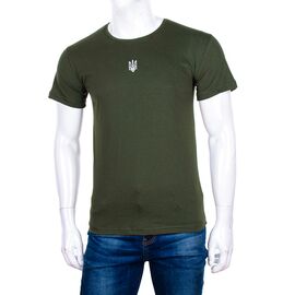 Фотография Футболка мужская 1920 khaki р.50-58 "Алия" недорого оптом от прямого поставщика