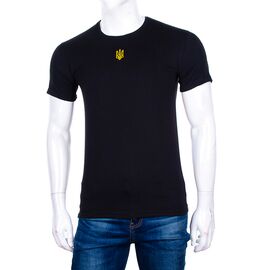 Фотография Футболка мужская 1926 black р.48-56 "Алия" недорого оптом от прямого поставщика