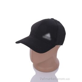 Кепка для чоловіків Весна/осінь NN1-14 black (3 шт. р.сітка57-59) "KUINH" недорого оптом від прямого постачальника