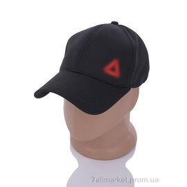 Кепка для чоловіків Весна/осінь NN1-18 black (3 шт. р.сітка57-59) "KUINH" недорого оптом від прямого постачальника