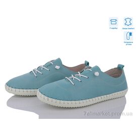 Фотография Кроссовки женские модные Весна/осень 115 бірюза (10 пар р.36-41) "Mona Lisa" недорого оптом от прямого поставщика