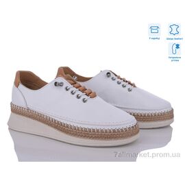 Фотография Кроссовки женские модные Весна/осень Z362 білий (10 пар р.36-41) "Mona Lisa" недорого оптом от прямого поставщика