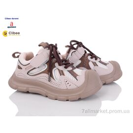 Фотография Кроссовки детские модные Весна/осень хt843 beige (6 пар р.27-32) "Clibee-Doremi" недорого оптом от прямого поставщика