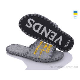 Фотография Тапки женские для дома Весна/осень 151W сірий (9 пар р.36-41) "Active" недорого оптом от прямого поставщика