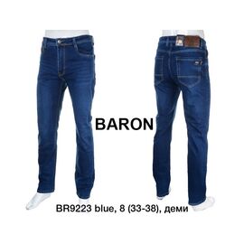 Джинси чоловічі BR9223 blue р.33-38 "God Baron" недорого оптом від прямого постачальника