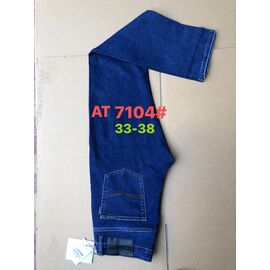 Джинси чоловічі AT7104 blue р.33-38 "God Baron" недорого оптом від прямого постачальника
