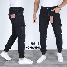 Джоґери чоловічі 9600 black р.29-36 "God Baron" недорого оптом від прямого постачальника