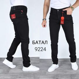 Джинси чоловічі 9224 black р.32-40 "God Baron" недорого оптом від прямого постачальника