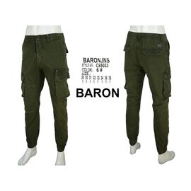 Джоґери чоловічі C65033 khaki р.29-38 "God Baron" недорого оптом від прямого постачальника