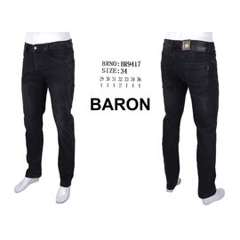 Джинси чоловічі 9417 black р.29-36 "God Baron" недорого оптом від прямого постачальника