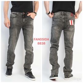 Джинси чоловічі 8838 grey р.29-38 "God Baron" недорого оптом від прямого постачальника
