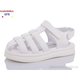 Фотография Босоножки детские летние Лето A8716-3 (8 пар р.32-37) "GFB-Канарейка" недорого оптом от прямого поставщика