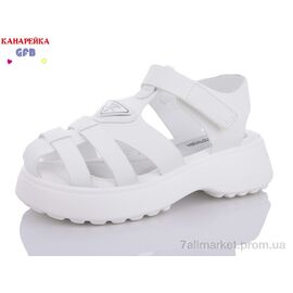 Фотография Босоножки детские летние Лето A8717-3 (8 пар р.32-37) "GFB-Канарейка" недорого оптом от прямого поставщика