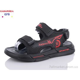 Фотография Сандалии детские летние Лето A8755-2 (8 пар р.32-37) "GFB-Канарейка" недорого оптом от прямого поставщика