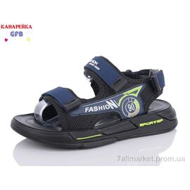 Сандалії дитячі літні Літо A8755-4 (8 пар р.32-37) "GFB-Канарейка" недорого оптом від прямого постачальника