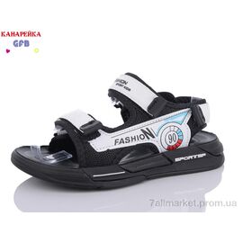 Сандалії дитячі літні Літо A8755-5 (8 пар р.32-37) "GFB-Канарейка" недорого оптом від прямого постачальника