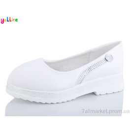Фотография Туфли детские удобные Весна/осень 82-12 white (8 пар р.31-37) "Yalike" недорого оптом от прямого поставщика