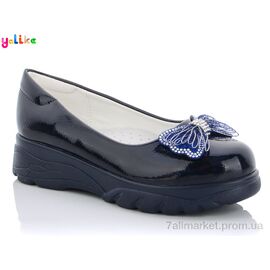 Фотография Туфли детские удобные Весна/осень 58-156 (8 пар р.31-37) "Yalike" недорого оптом от прямого поставщика