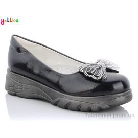 Фотография Туфли детские удобные Весна/осень 58-157 (8 пар р.31-37) "Yalike" недорого оптом от прямого поставщика