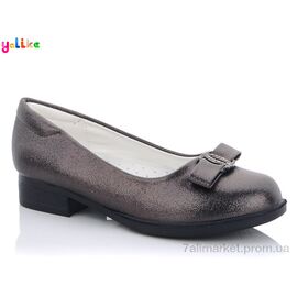 Фотография Туфли детские удобные Весна/осень 55-16 (8 пар р.31-37) "Yalike" недорого оптом от прямого поставщика