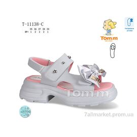 Фотография Босоножки детские летние Лето T-11138-C (8 пар р.35-39) "TOM.M" недорого оптом от прямого поставщика