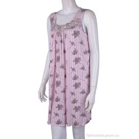 Фотография Ночная рубашка Весна/осень 10500 pink (3 шт. р.сетка XL-3XL) "Textile" недорого оптом от прямого поставщика