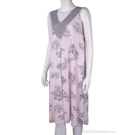 Нічна сорочка Весна/осінь 10544 pink (4 шт. р.сітка2XL-5XL) "Textile" недорого оптом від прямого постачальника