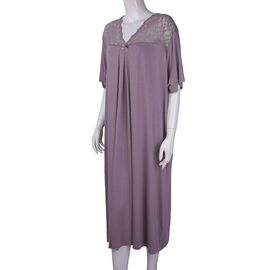 Нічня жіноча 12099 d.pink р.6XL-8XL "Textile" недорого оптом від прямого постачальника