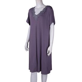 Фотография Ночнушка женская 13381B violet р.2XL-4XL "Textile" недорого оптом от прямого поставщика