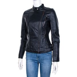 Фотография Куртка женская демисезонная 2021 black р.S-2XL "BIG clothes" недорого оптом от прямого поставщика