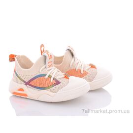 Фотография Кроссовки детские модные Лето 2319 бежевий (12 пар р.21-26) "ASHIGULI" недорого оптом от прямого поставщика
